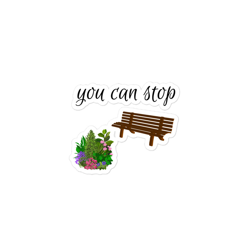 You Can Stop Sticker