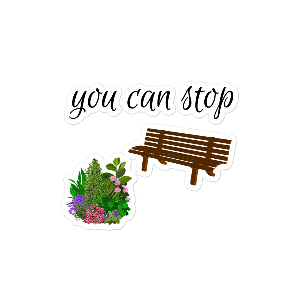 You Can Stop Sticker