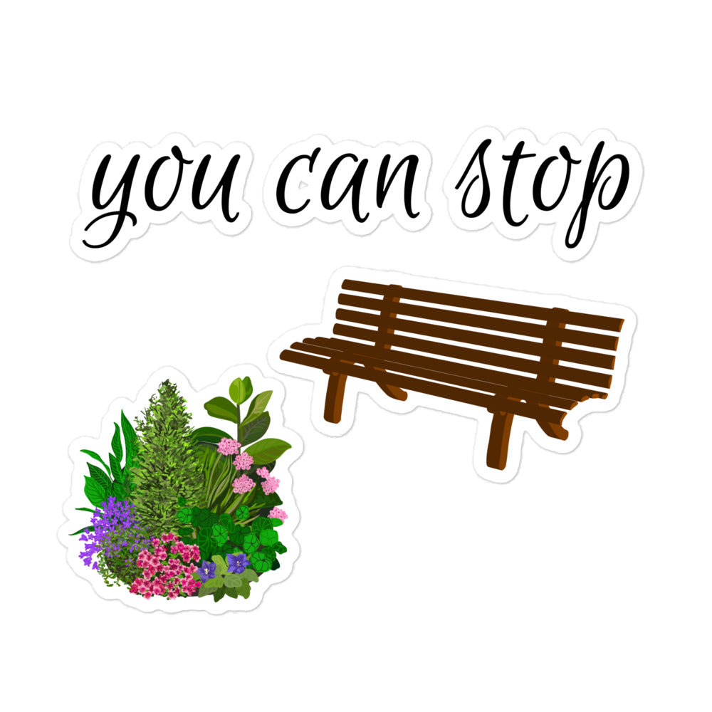 You Can Stop Sticker