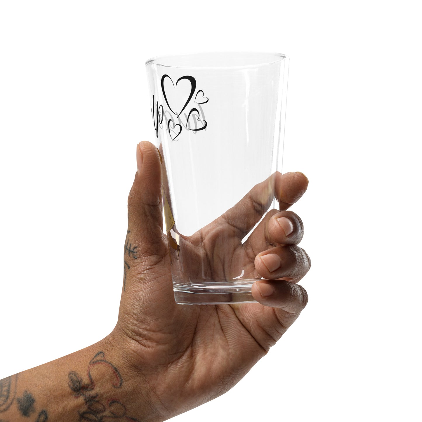 Hugs Help Pint Glass