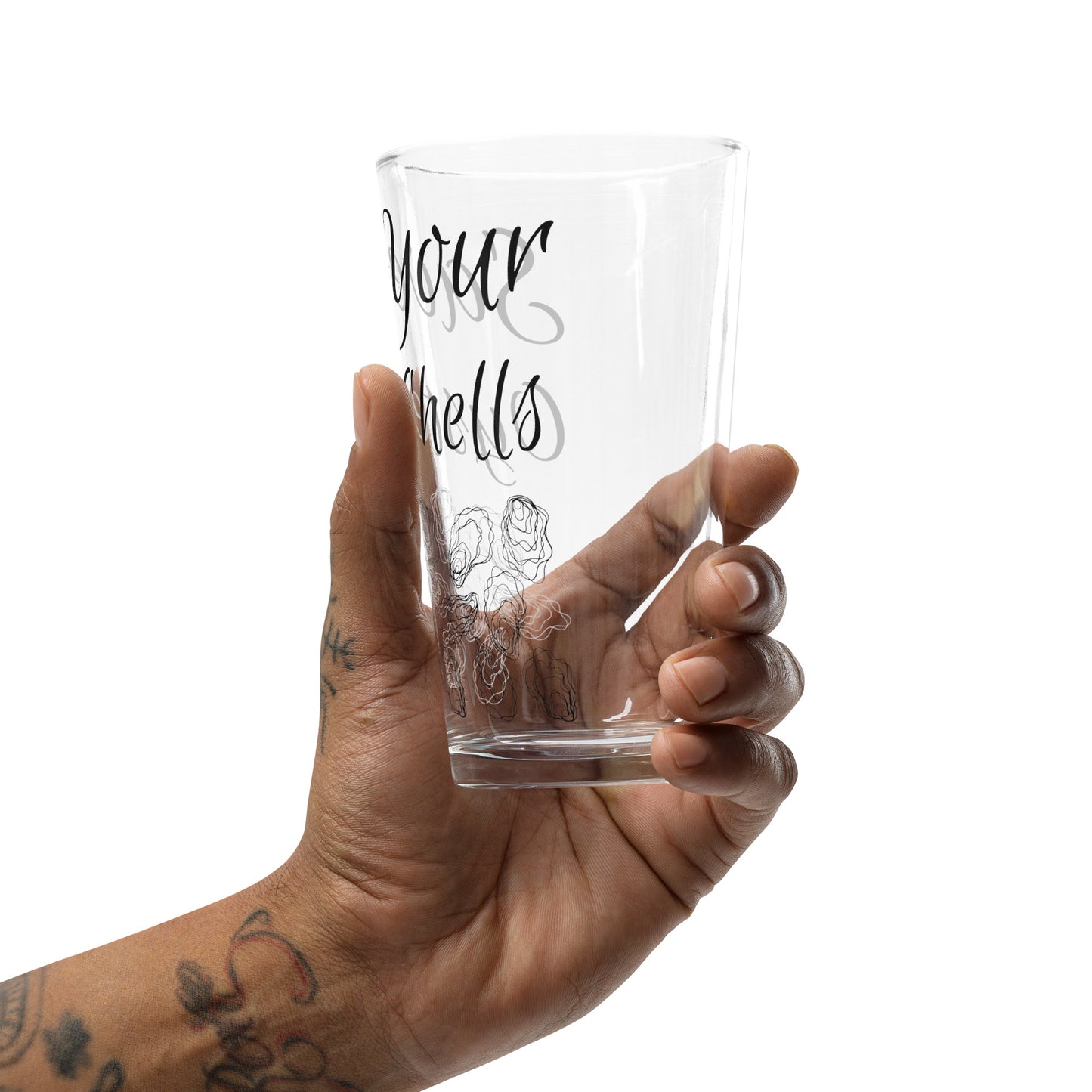 Save Your Oyster Shells Pint Glass