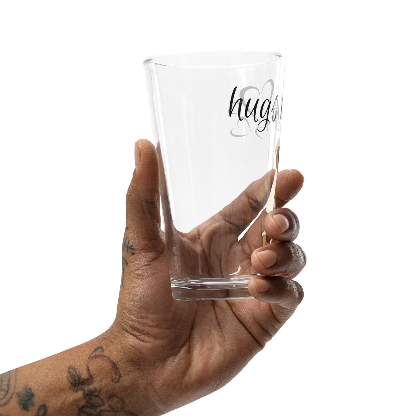 Hugs Help Pint Glass