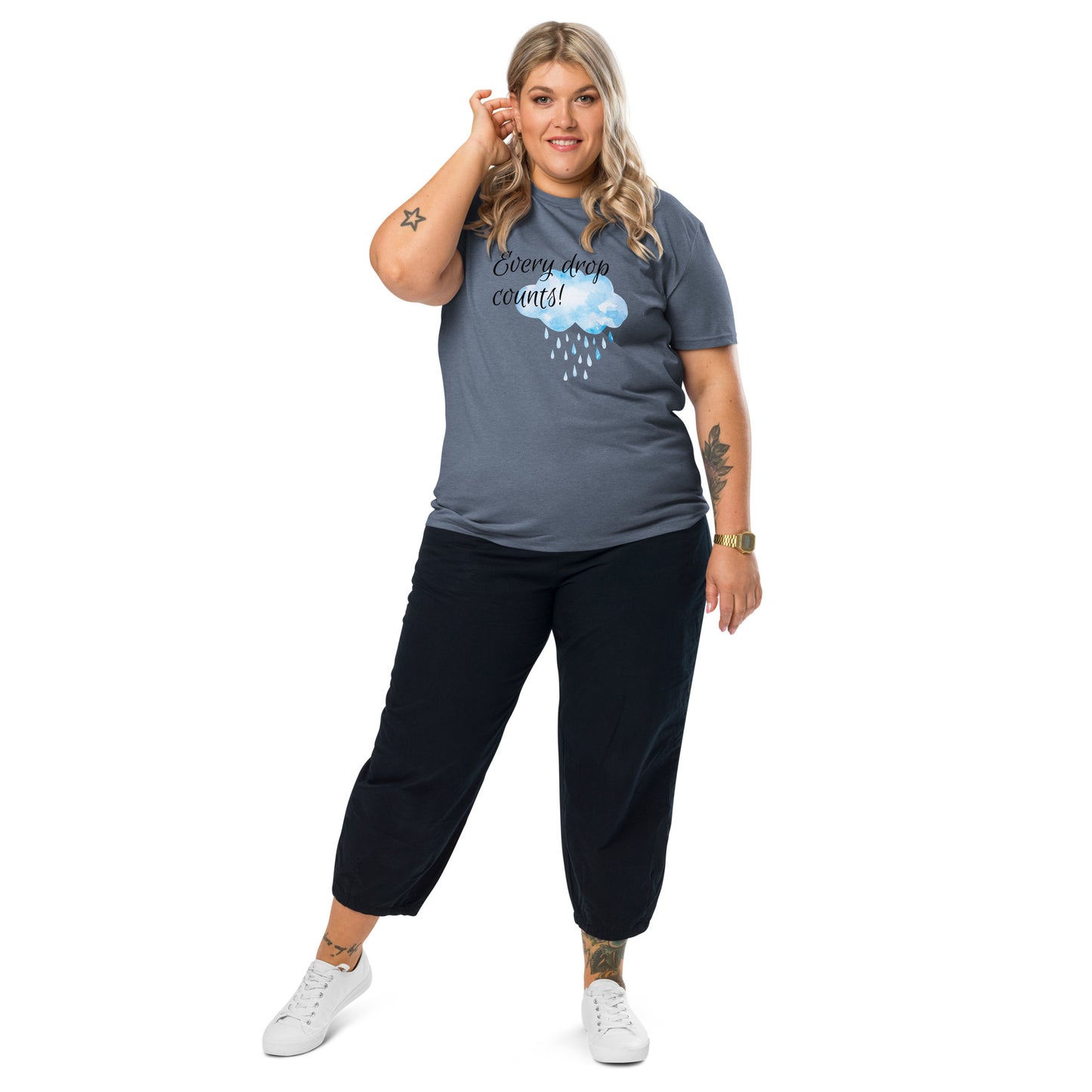 Every Drop Counts Unisex Organic Cotton T-Shirt
