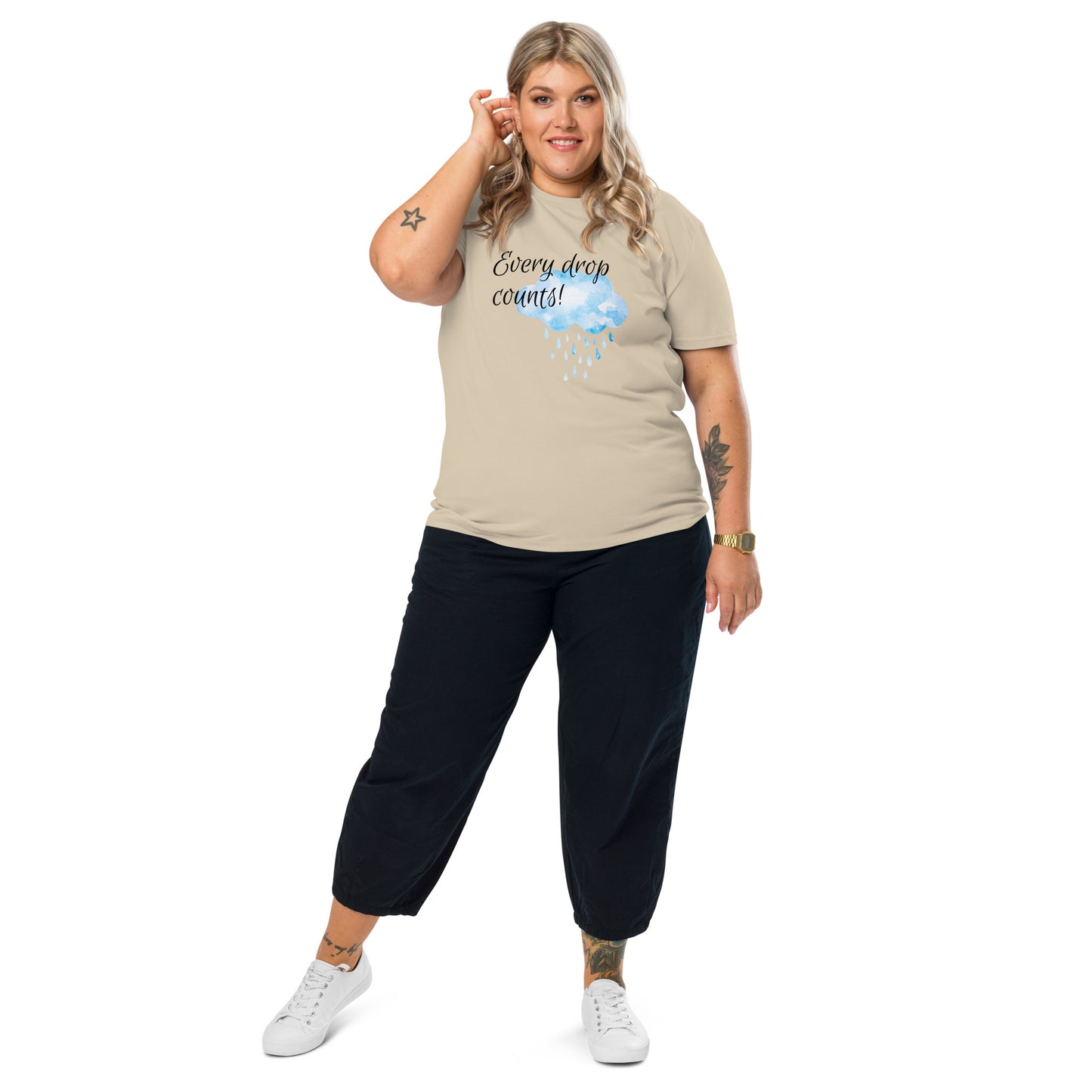 Every Drop Counts Unisex Organic Cotton T-Shirt