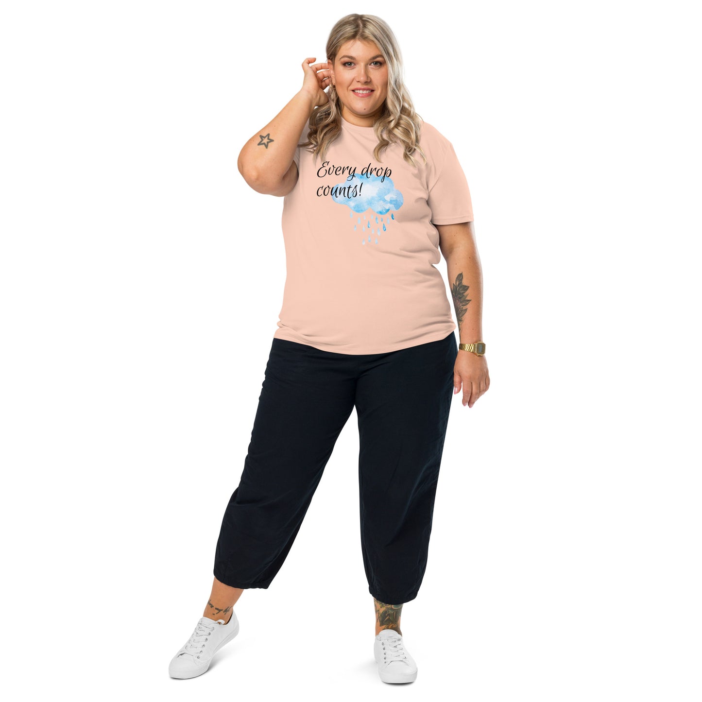 Every Drop Counts Unisex Organic Cotton T-Shirt