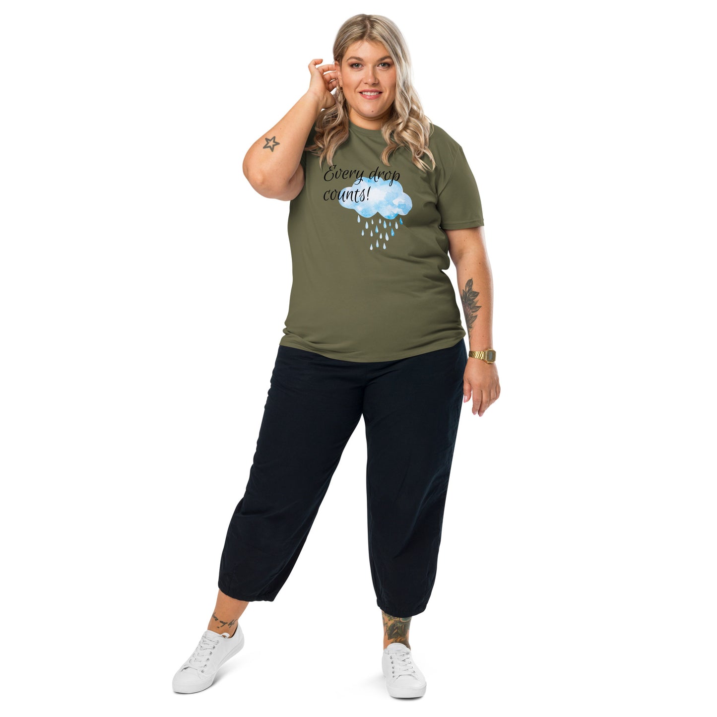 Every Drop Counts Unisex Organic Cotton T-Shirt