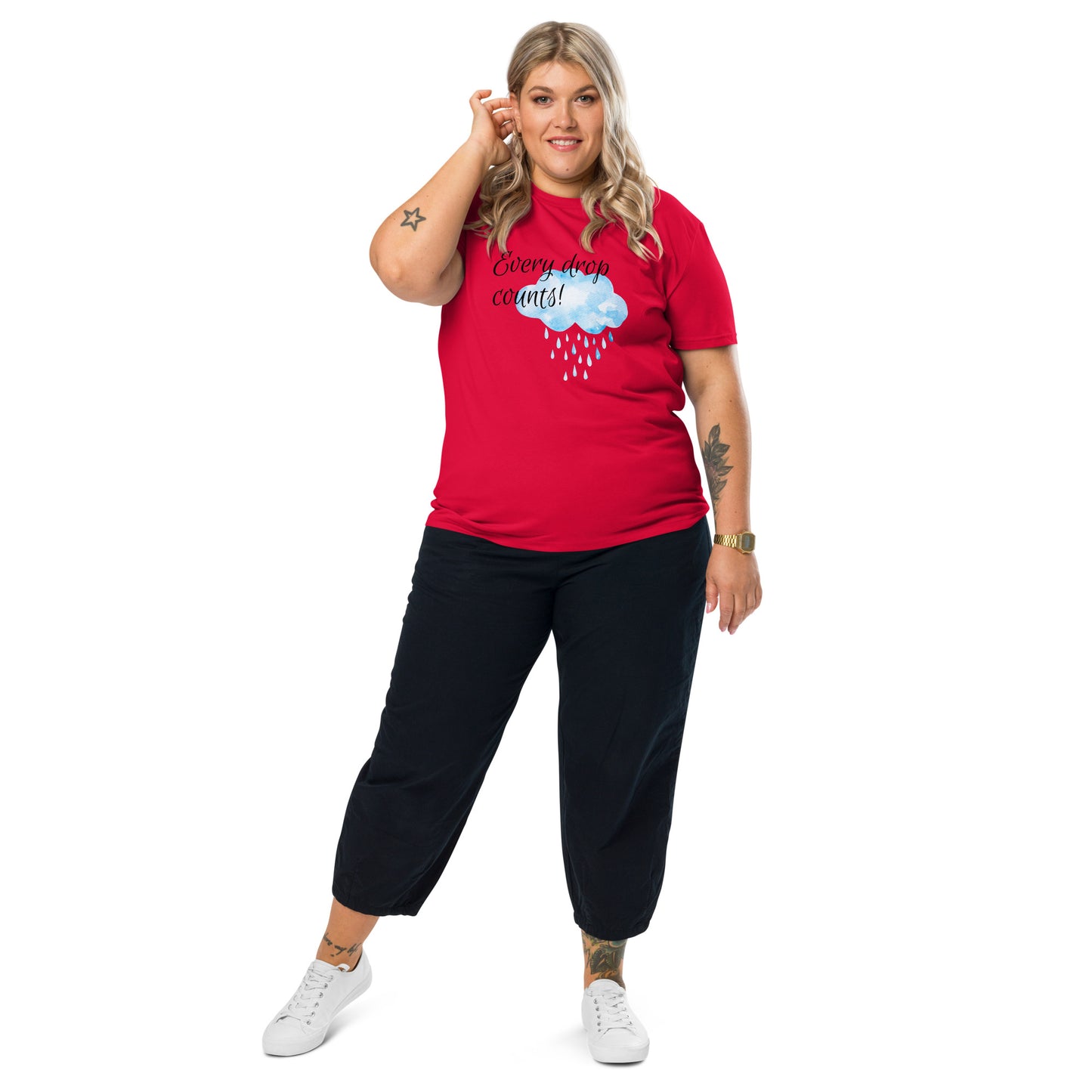 Every Drop Counts Unisex Organic Cotton T-Shirt
