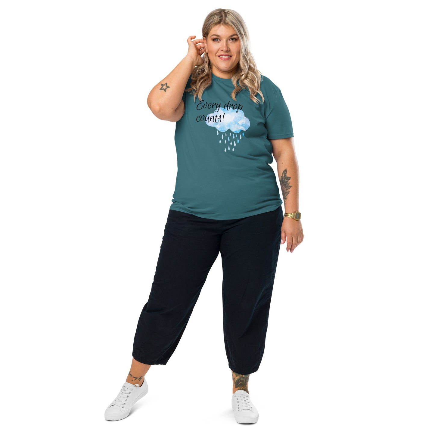 Every Drop Counts Unisex Organic Cotton T-Shirt