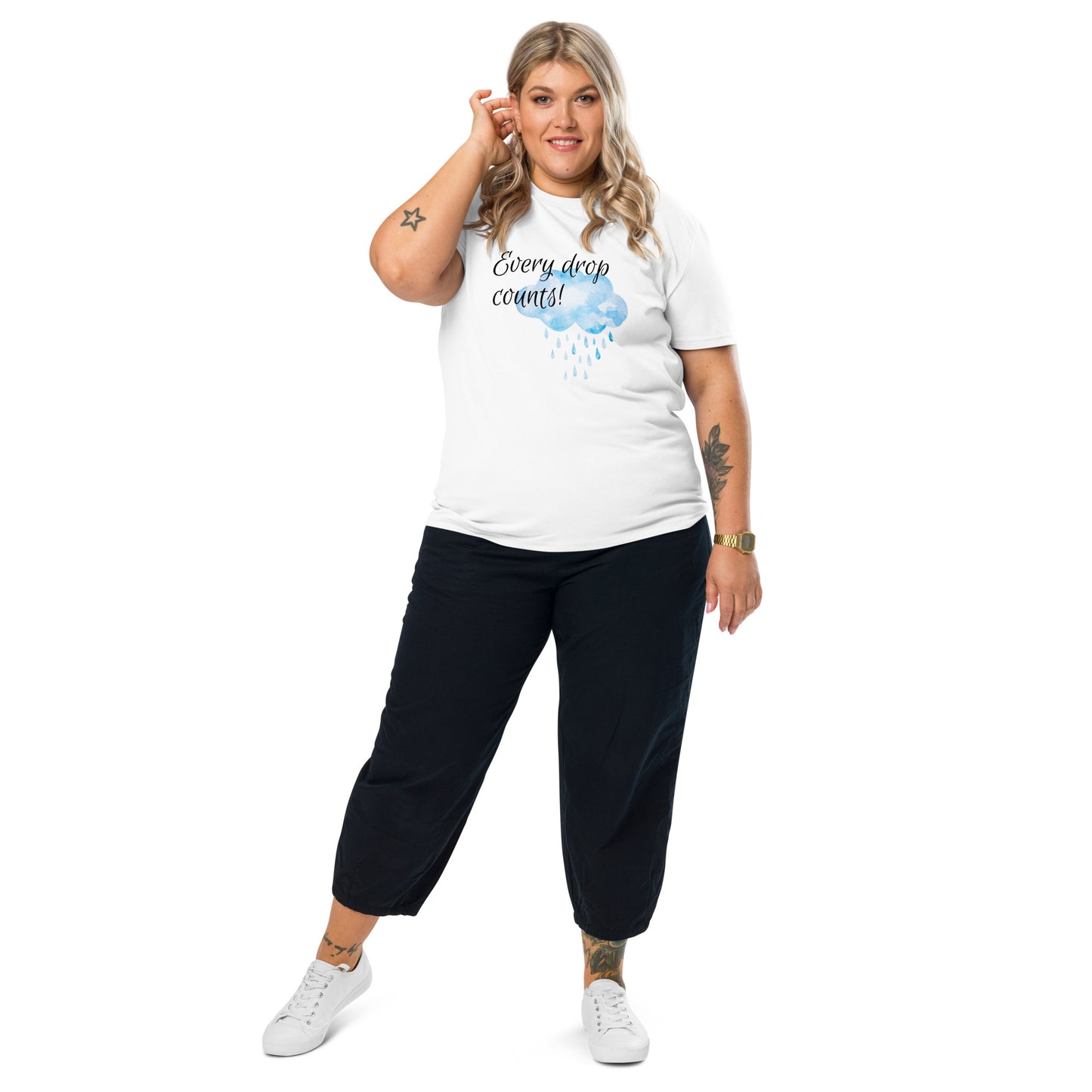 Every Drop Counts Unisex Organic Cotton T-Shirt