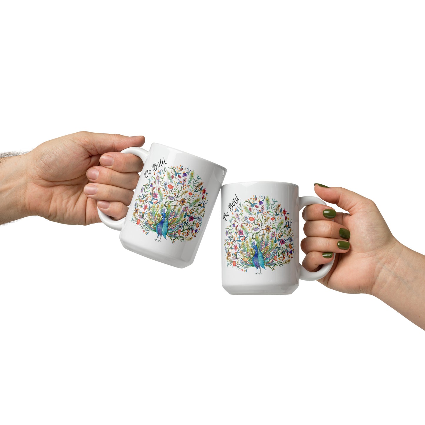Be Bold White Glossy Mug