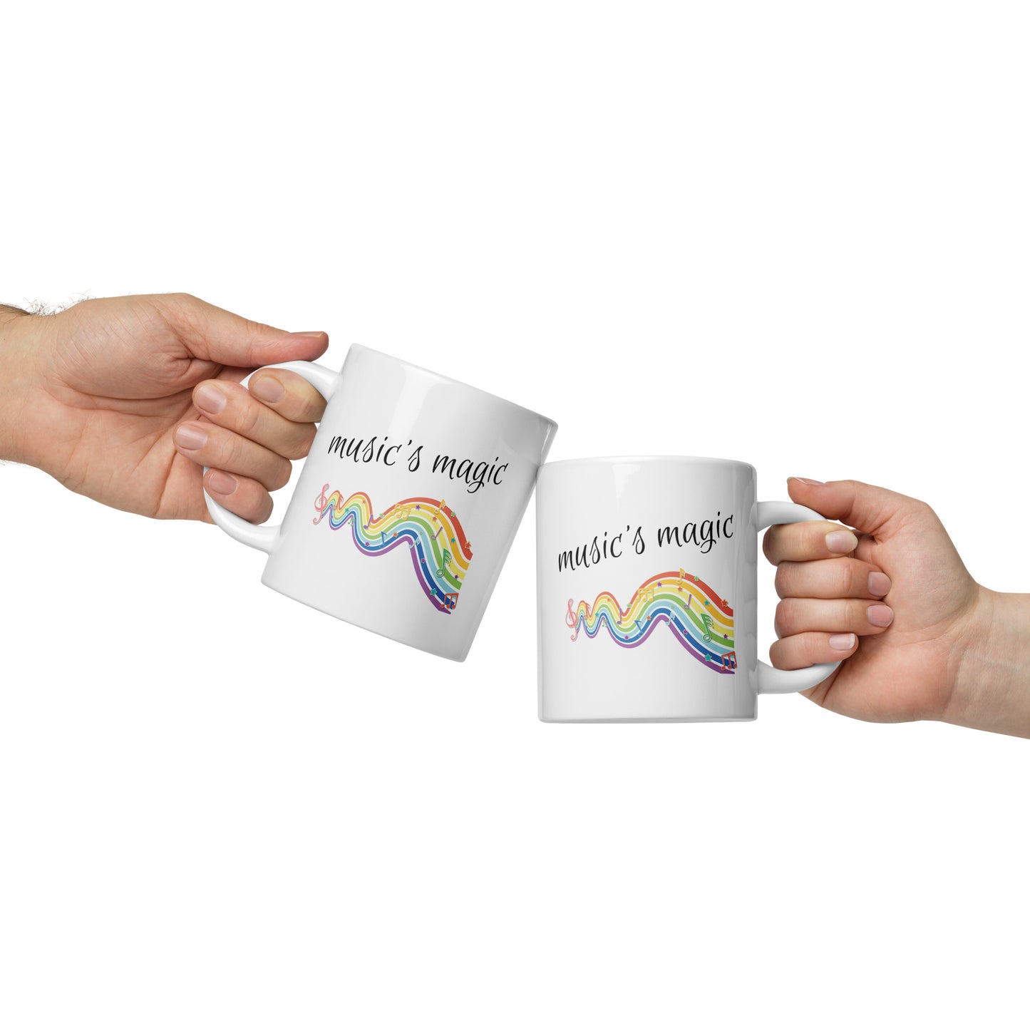 Music's Magic White Glossy Mug