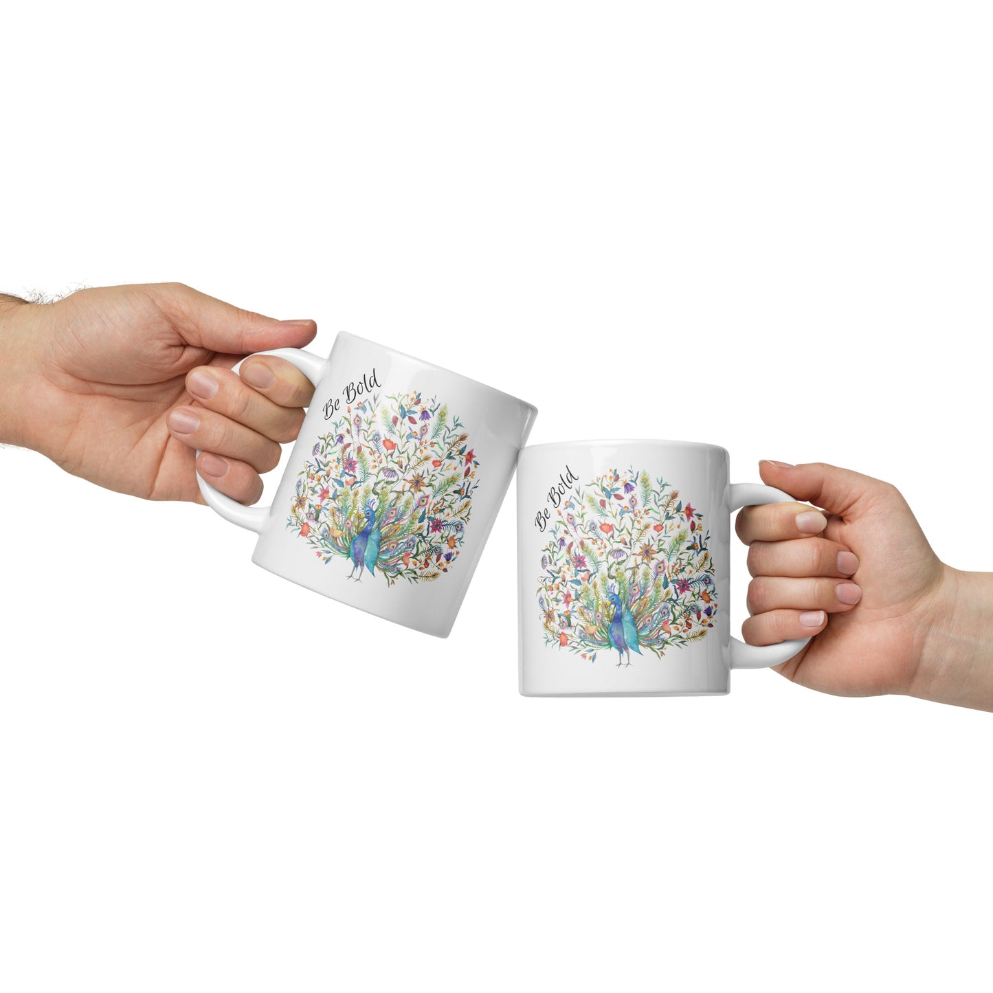 Be Bold White Glossy Mug