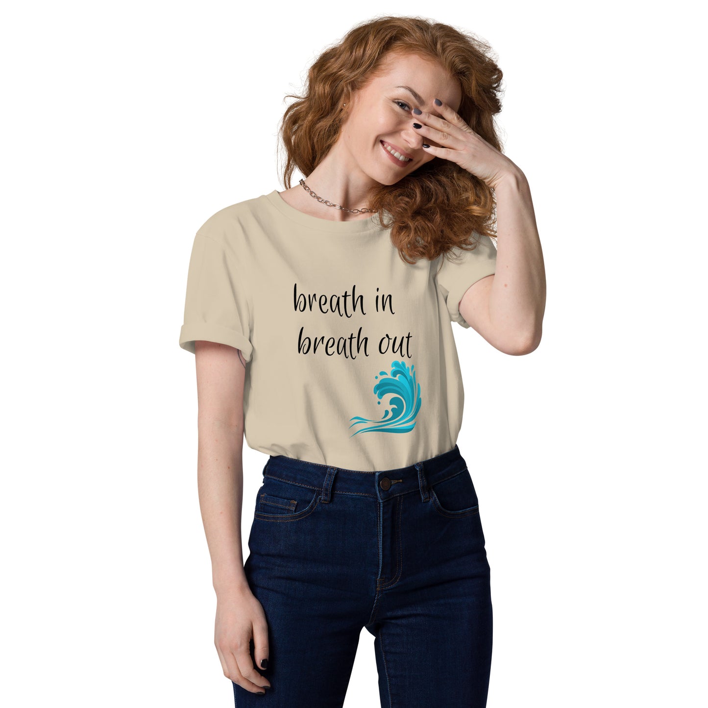 Breath In, Breath Out Unisex Organic Cotton T-Shirt